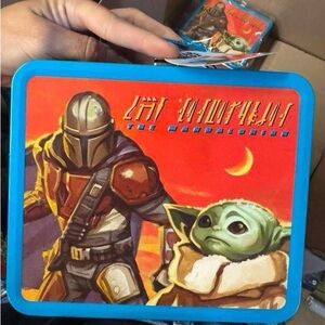 Star Wars Mandalorian Lunch Box - Blue and Orange